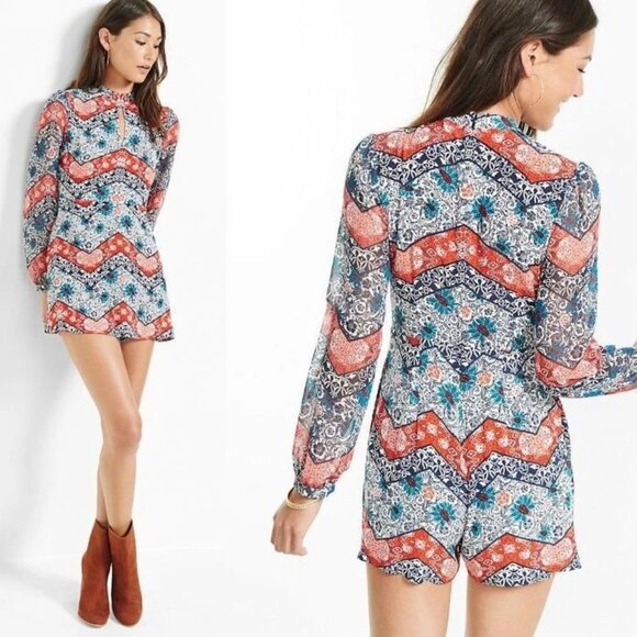 Express Bohemian Romper - Picture 1 of 5